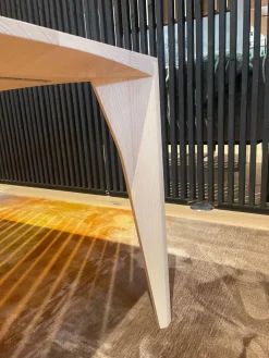 COR Esstische|Tisch Delta Esche Natur Massivholz Geölt Beige Weiß