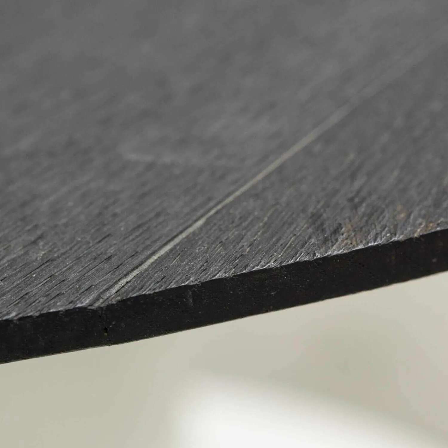 Möbelwerkstätten Buschsieweke Beistelltische|Tisch Eiche Natur Metallsäule Weiß Zierschrammen