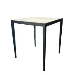 Atelier Leo Esstische|Tisch Giaco Platte Weiß Gestell Schwarz