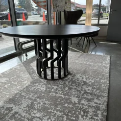 Potocco Esstische|Tisch Intreccio 950 TC1 Esche Schwarz Gebeizt