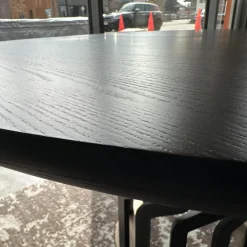 Potocco Esstische|Tisch Intreccio 950 TC1 Esche Schwarz Gebeizt