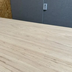 COR Esstische|Tisch Ipa Platte Esche Natur Gestell Grau Mit Stoff Bezogen