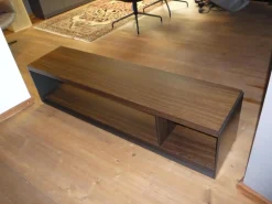 B&B Italia Konsolen|Tisch Konsole Sideboard Surface TSF 150 A Räuchereiche Nickel Bronze Lackiert