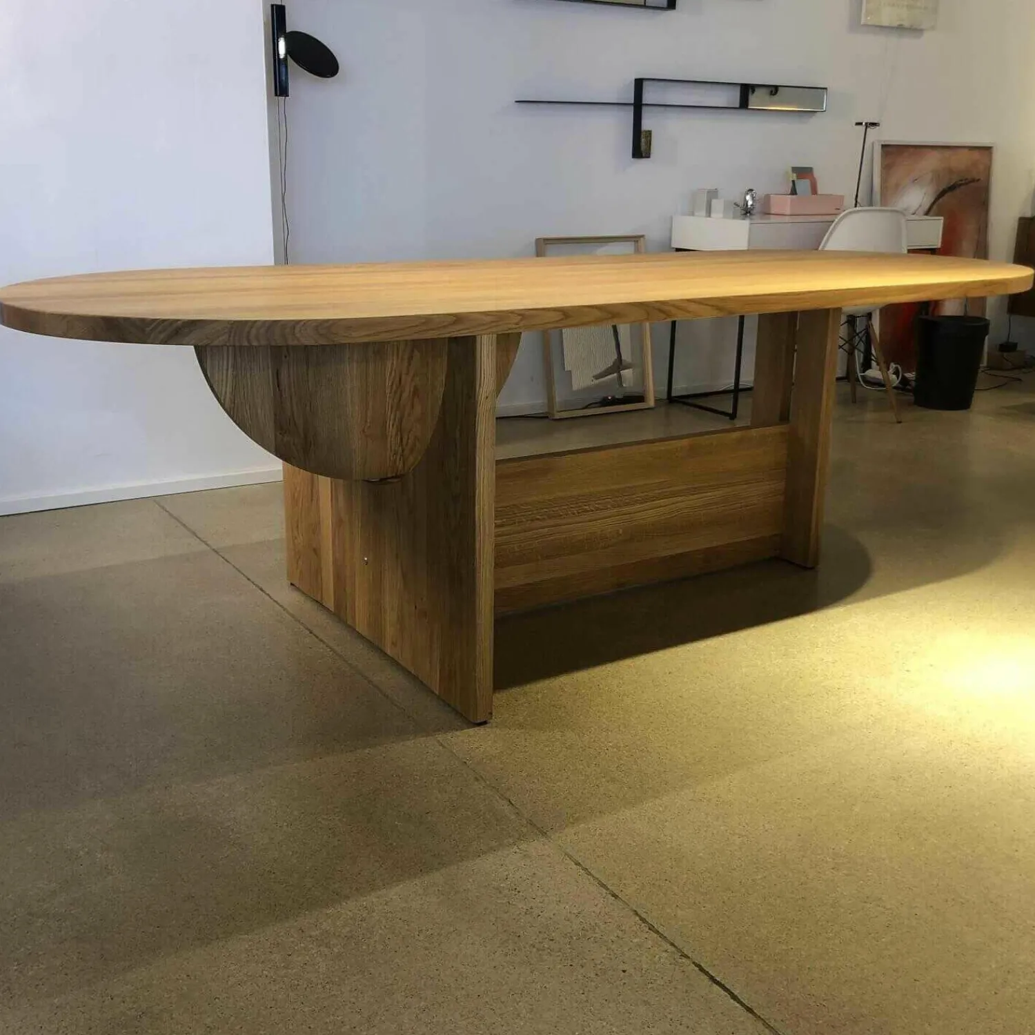 Tecta Esstische|Tisch Lot Eiche Massiv Braun Feststehend