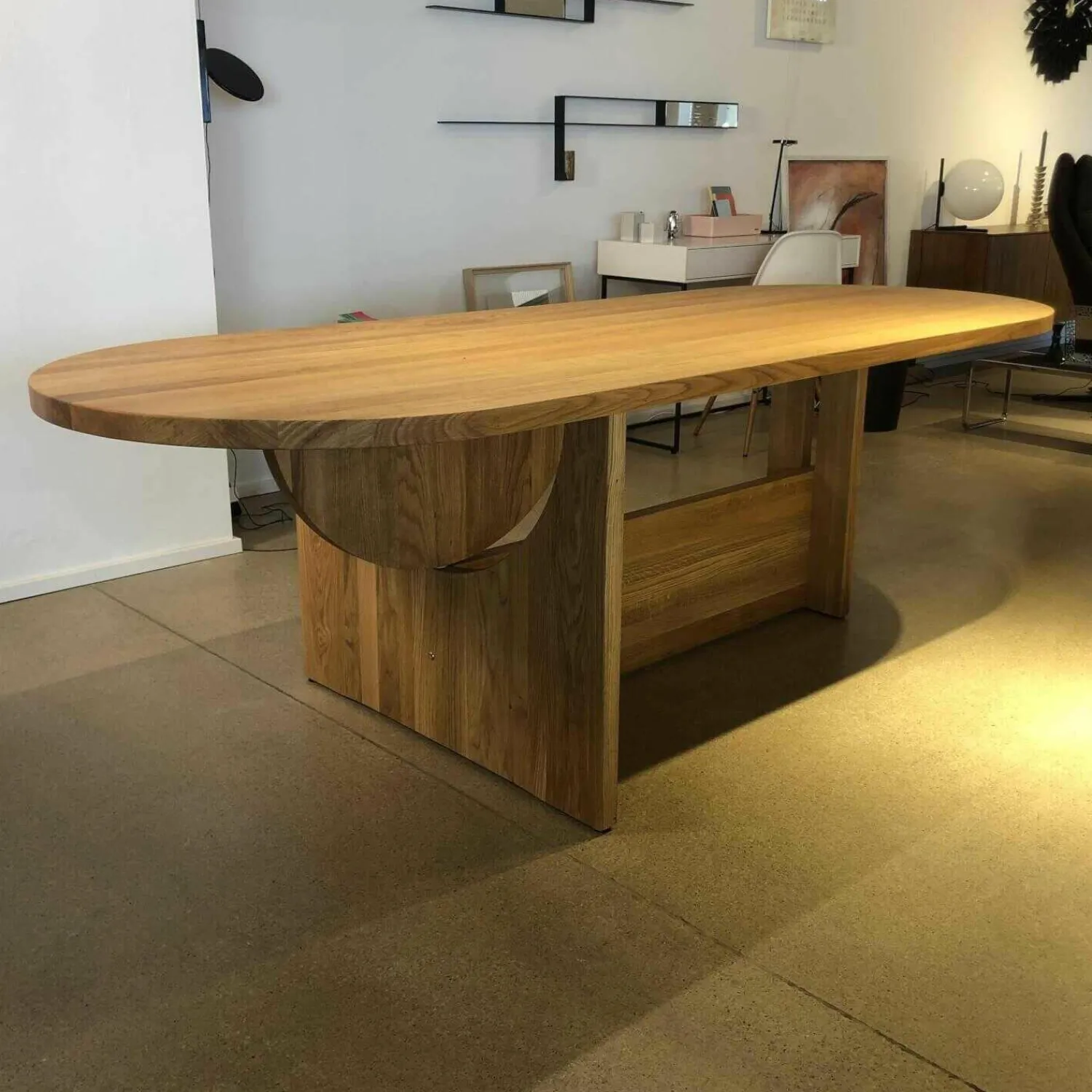 Tecta Esstische|Tisch Lot Eiche Massiv Braun Feststehend