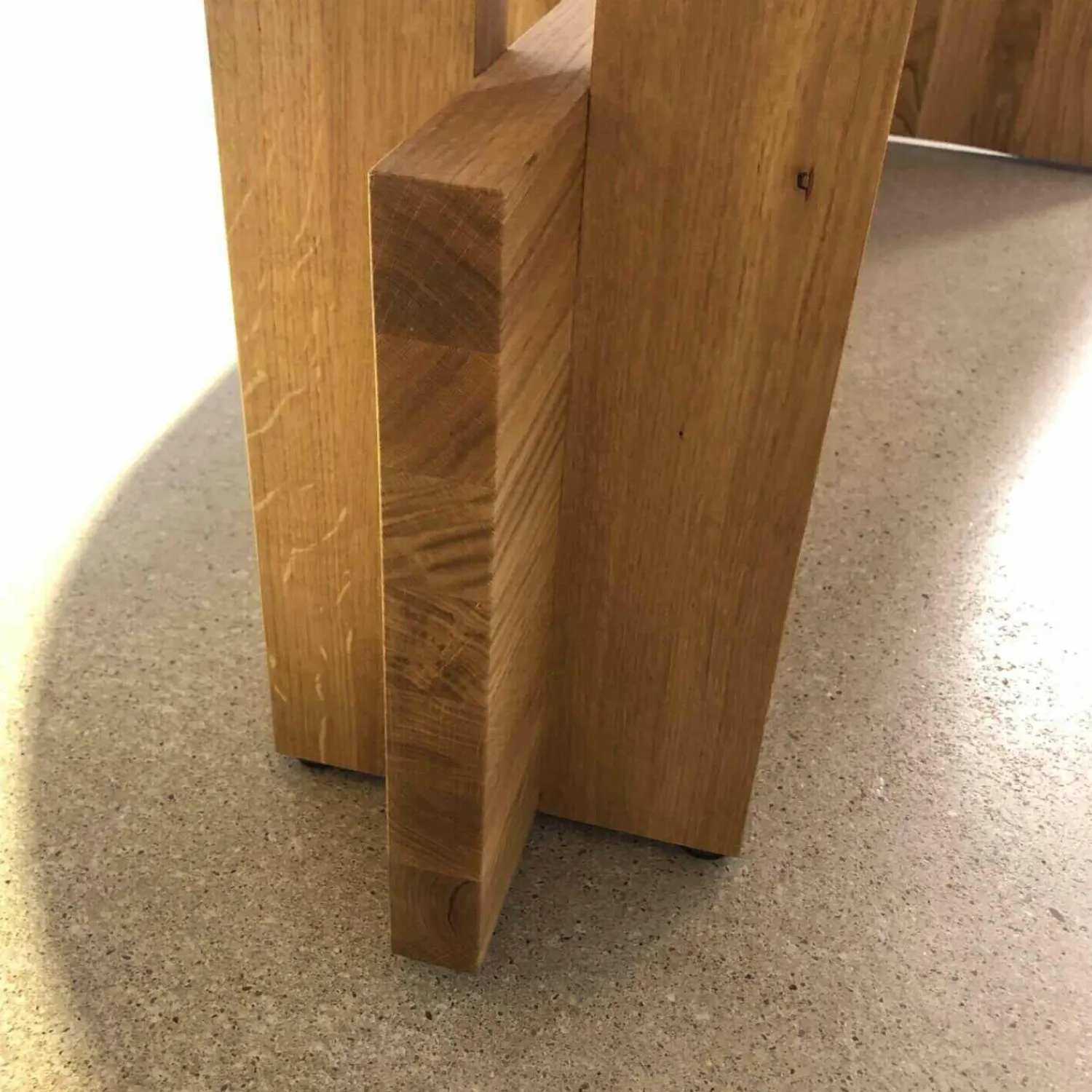 Tecta Esstische|Tisch Lot Eiche Massiv Braun Feststehend