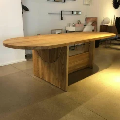 Tecta Esstische|Tisch Lot Eiche Massiv Braun Feststehend