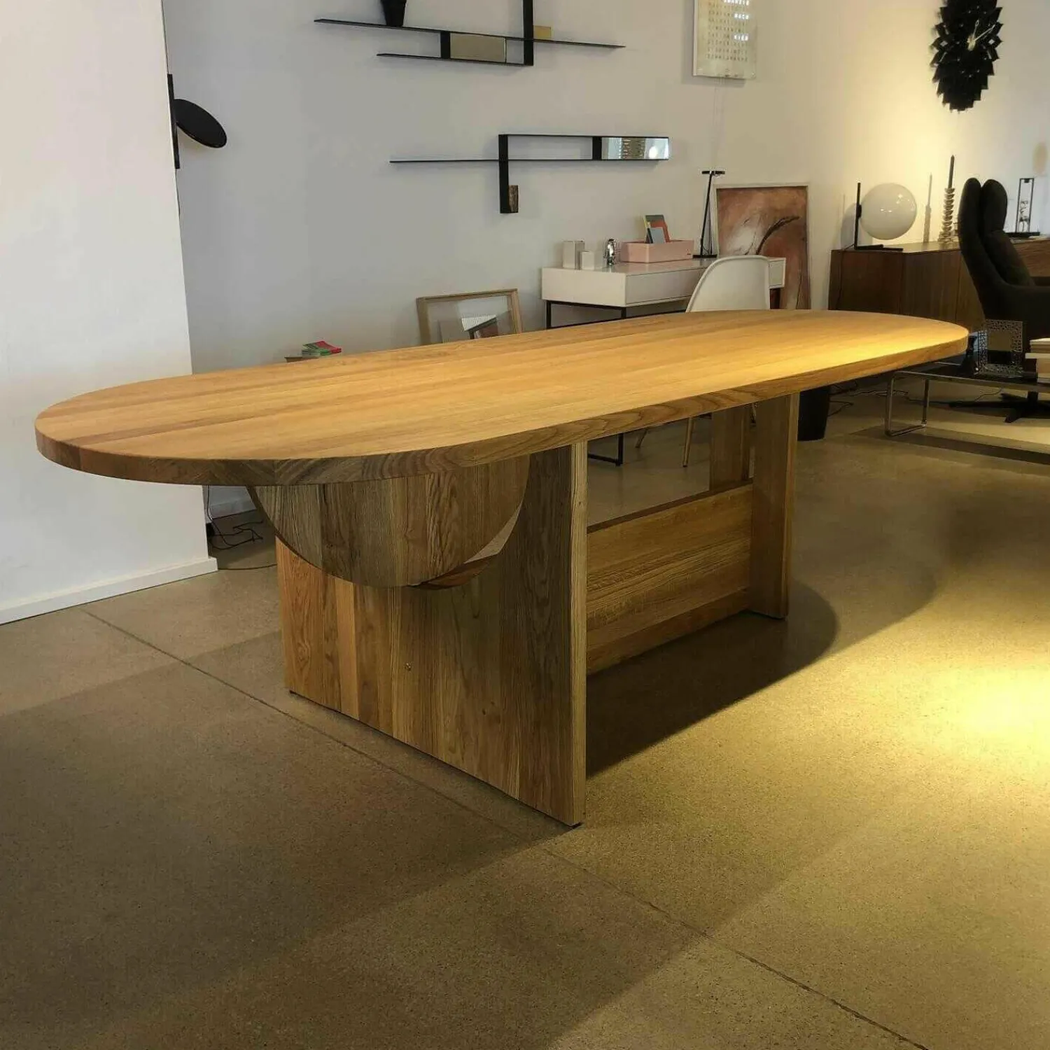 Tecta Esstische|Tisch Lot Eiche Massiv Braun Feststehend