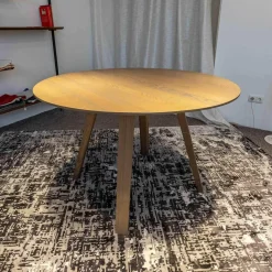 ASCO Esstische|Tisch Maverick Massivholz Eiche H08 Grau Geölt