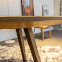 ASCO Esstische|Tisch Maverick Massivholz Eiche H08 Grau Geölt