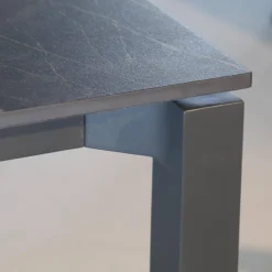 Fischer Möbel Esstische|Tisch Rio Platte Fm-Ceramtop Marrone 87 Gestell Aluminium Anthrazit Pulverbeschichtet