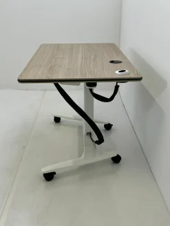 Actiu Schreibtische & Sekretäre|Tisch Talent 500 Malamin Eiche Gestell Weiß Klappbar auf Rollen