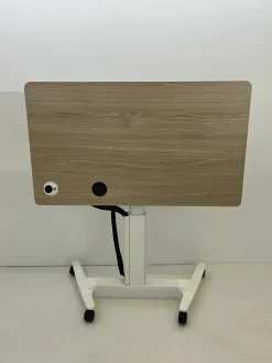 Actiu Schreibtische & Sekretäre|Tisch Talent 500 Malamin Eiche Gestell Weiß Klappbar auf Rollen