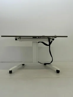 Actiu Schreibtische & Sekretäre|Tisch Talent 500 Malamin Eiche Gestell Weiß Klappbar auf Rollen