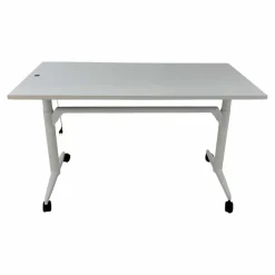 Wilkhahn Schreibtische & Sekretäre|Tisch Timetable Lift 615/11 Platte Schichtstoff 24 Weiß Hochglanz Gestell Weiß Beschichtet Höhenverstellbar