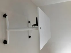 Wilkhahn Schreibtische & Sekretäre|Tisch Timetable Lift 615/11 Platte Schichtstoff 24 Weiß Hochglanz Gestell Weiß Beschichtet Höhenverstellbar