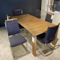 Venjakob Essgruppen|Tischgruppe Esstisch Multiflex Eiche Anziano Stuhl Lilli Tritex Basalt