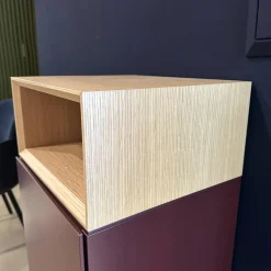 Kettnaker Kommoden & Sideboards|Türenkommode Alea Eiche Matt Lack Matt Beere Violett
