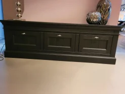 Hofstede Raanhuis Bänke|TV-Bank Veluwe Eiche Massiv Schwarz