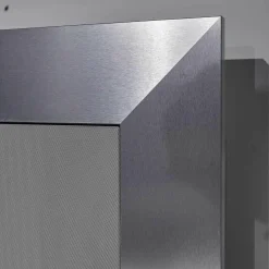 Musterring Wohnwände & Tv-Lowboards|TV-Board MR Media Frame Lack Weiß Aluminium Gebürstet