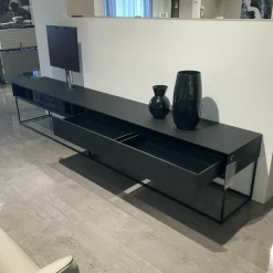 Kettnaker Wohnwände & Tv-Lowboards|TV-Board Soma Lack Fenix Schwarz mit Soundmodul