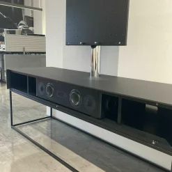 Kettnaker Wohnwände & Tv-Lowboards|TV-Board Soma Lack Fenix Schwarz mit Soundmodul