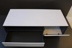 Schönbuch Wohnwände & Tv-Lowboards|TV-Möbel .54 Schneeweiß Seiten Granit Nische Nachtblau Gestell Schwarz