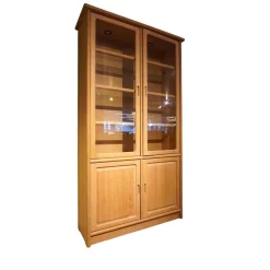 Dyrlund-Smith Vitrinen & Highboards|Vitrine 1182 M Massivholz Eiche Türen Mit Glaselementen