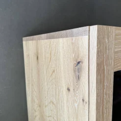 Janua Vitrinen & Highboards|Vitrine BC 04 Eiche Weiß Mit Glastüren