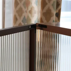 Ligne Roset Vitrinen & Highboards|Vitrine Canaletto Container Front Klarglas K7 Korpus Lack Tongrau Seidenmatt