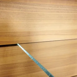 Interlübke Vitrinen & Highboards|Vitrine Cube Light Lack Guave Mit Panel Nussbaum Natur Braun