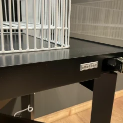 Interlübke Vitrinen & Highboards|Vitrine Cube Light Lack Matt Onyx Schwarz Klarglas Mit Beleuchtung