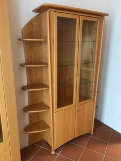 Venjakob Vitrinen & Highboards|Vitrine Genius Massivholz Buche Massiv Mit Beleuchtung