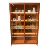 Musterring Vitrinen & Highboards|Vitrine Kara Frame Lack Hocglanz Ziegelrot Orange Kufen Edelstahloptik Mit Beleuchtung