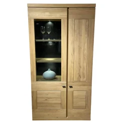 Venjakob Vitrinen & Highboards|Vitrine Next Level 3000 Wildeiche Hell Soft Gebürstet Geölt Mit LED Beleuchtung