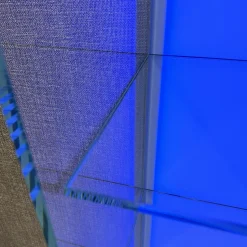 Dreieck Vitrinen & Highboards|Vitrine Solus In Optiwhite Klar Verschweißt Türknopf Und Stellfüße Aus Edelstahl Mit Beleuchtung