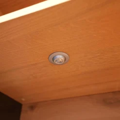 Voglauer Vitrinen & Highboards|Vitrine V Organo Lack Anthrazit Wildeiche Rustiko Mit LED Beleuchtung