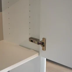 WK Wohnen Vitrinen & Highboards|Vitrine WK 419 Intono Glattlack 420 Verkehrsweiß Inklusive LED-Band Trafo Und Funkfernbedienung