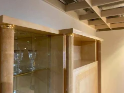 Turri Vitrinen & Highboards|Vitrinenschrank TN04 Lachsfarben Marmoriert