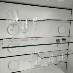 Interlübke Wohnwände & Tv-Lowboards|Wandabwicklung Modell Studimo Lack Schneeweiß M03 Beleuchtet mit Bar