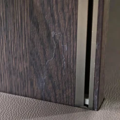 Molteni & C Wohnwände & Tv-Lowboards|Wandelement 505 Eiche Grau Lack Anthrazit Ecoskin Grau