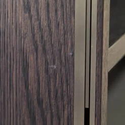 Molteni & C Wohnwände & Tv-Lowboards|Wandelement 505 Eiche Grau Lack Anthrazit Ecoskin Grau