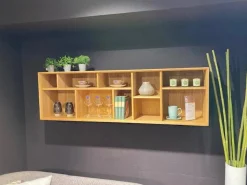 Team 7 Regale|Wand-Gestaltungselement Hängeregal Eiche Massiv Natur Geölt