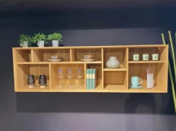 Team 7 Regale|Wand-Gestaltungselement Hängeregal Eiche Massiv Natur Geölt