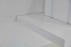 WK Wohnen Wohnwände & Tv-Lowboards|WK 409 Artena Hochglanz Schwarz Hartweiß mit Beleuchtung