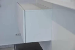 WK Wohnen Wohnwände & Tv-Lowboards|WK 409 Artena Hochglanz Schwarz Hartweiß mit Beleuchtung