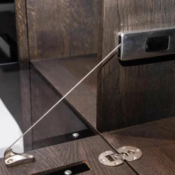 Pönnighaus Wohnwände & Tv-Lowboards|Wohnkombination Katana Wileiche Schwarz Geölt Mattlack