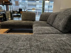 Activineo Wohnlandschaften|Wohnlandschaft Bailey Stoff Renegade 168 Plumb Grau Metallfüße Schwarz