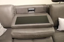 Zehdenick Wohnlandschaften|Wohnlandschaft Cassius Casada Stoff E Galero Slate Grau ohne Dekokissen