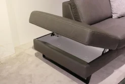 Zehdenick Wohnlandschaften|Wohnlandschaft Cassius Casada Stoff E Galero Slate Grau ohne Dekokissen